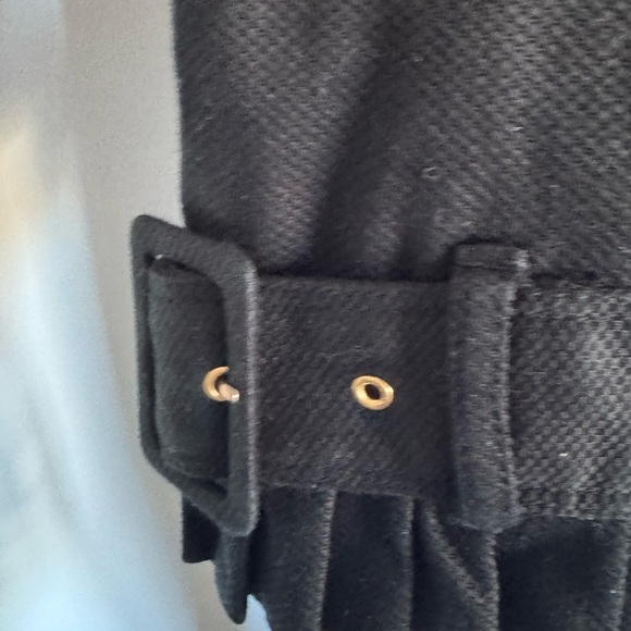 LOFT Black Blazer with Gold Accents. Ptp 18” - Picture 3 of 8